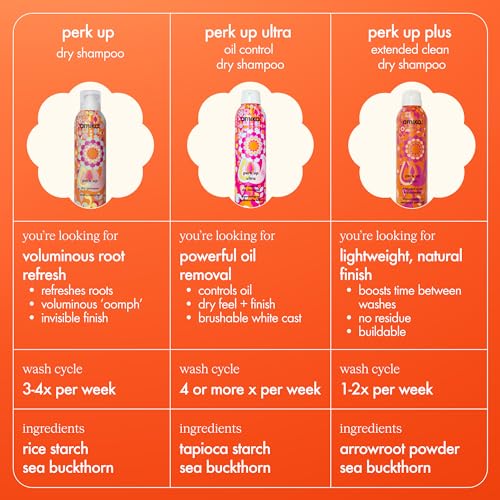 amika perk up plus extended clean dry shampoo